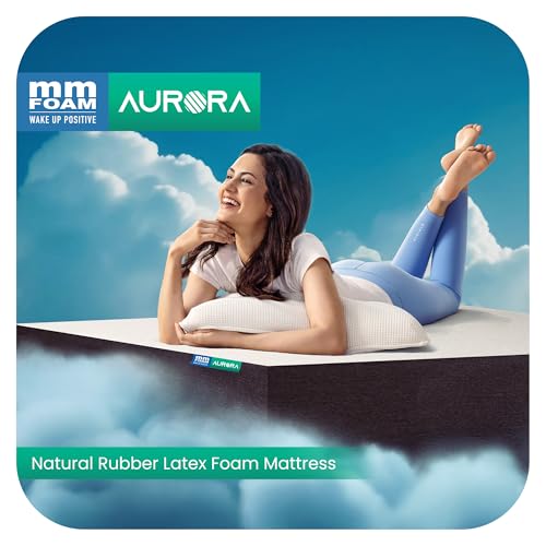 Image of MM FOAM Aurora 100% Organic Latex Mattress & Life Companion Pillow | Natural Sleep Solution | Single 75 x 36 x 8