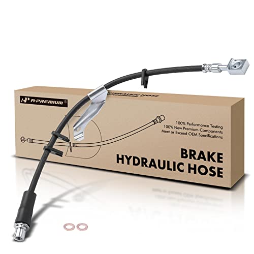 A-Premium Front Passenger Side Brake Hydraulic Hose Compatible with Select Chevy and GMC Models - Equinox/Terrain 2010 2011 2012 2013 2014 2015 2016