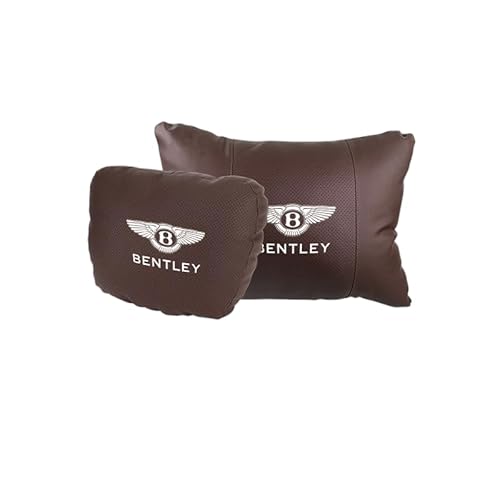 Lnhdf Car Headrest Lumbar Support Cushion for Bentley Bentayga EWB