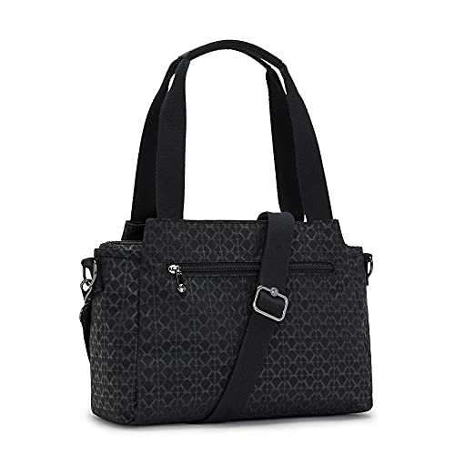 Kipling Women's Elysia Crossbody, Lightweight, Multi-Compartment Magnetic Snap Pockets, Shoulder Bag, Signature Embossed #TOP4
