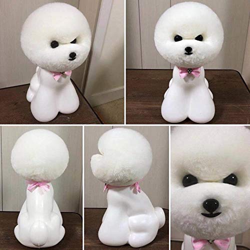 CRAZY LIBERTY Teddy Bear Model Dog Head Mannequin for grooming practice (without Wig).