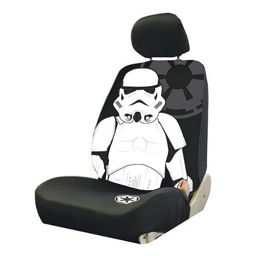 Yupbizauto New 3 Pieces Star Wars Stormtrooper Car Truck Suv Seat Covers With Air Freshener #TOP1