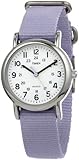 Timex Women's T2P0769J Weekender Lavender Slip Thru Nylon Strap Watch
