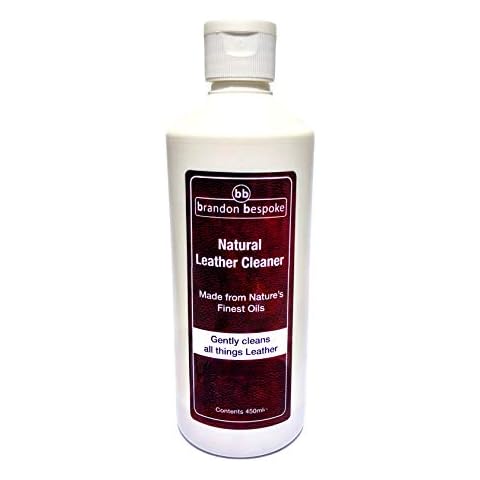 Leather Cleaner - Ideal for all Leather Furniture, Shoes, Sofas, Car Interior, Boots, Bags, Clothes | Restores and Revives | 450ml Cover