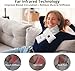 AnaAir Neck Heating Pad, Electric Heated Scarf with 5000mAh Power Bank, Cordless Neck Warmer for Pain Relief