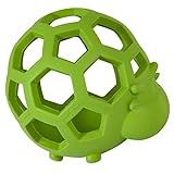 JW Pet Hol-ee Cow Dog Chew Puzzle Toy, Small