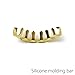 GRILLZ Plain Bottom Teeth with 2pc molding Made IN KOREA S 001 G