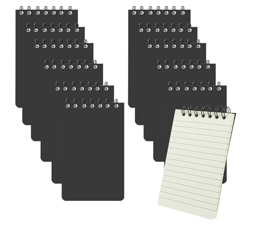 Petits carnets à spirales pour le bureau et l'école, mini bloc-notes 120 pages lignées