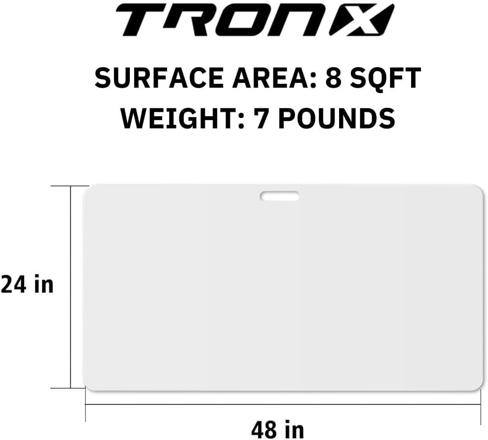 TronX Hockey Hockey Shooting Pad – 24” x 48” Synthetic Ice Board for Stickhandling, Passing & Shooting Extreme – Off-Ice Training Mat - Get Better