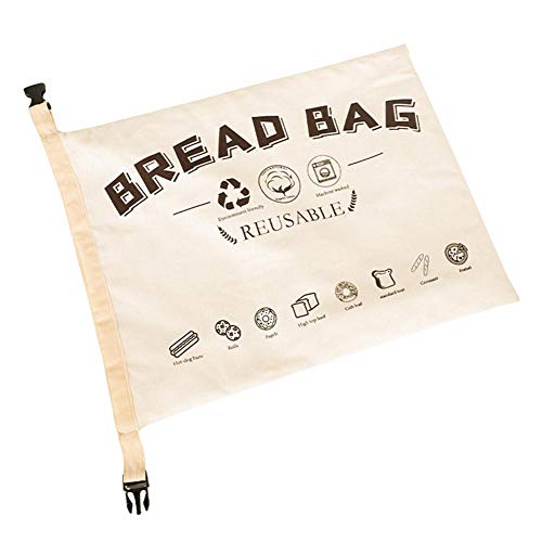 franktea Brottasche, 1 Stück Wiederverwendbarer Brotbeutel Aus Leinen/Baumwolle Für Die Aufbewahrung Von Haushaltsbäckereien Cover