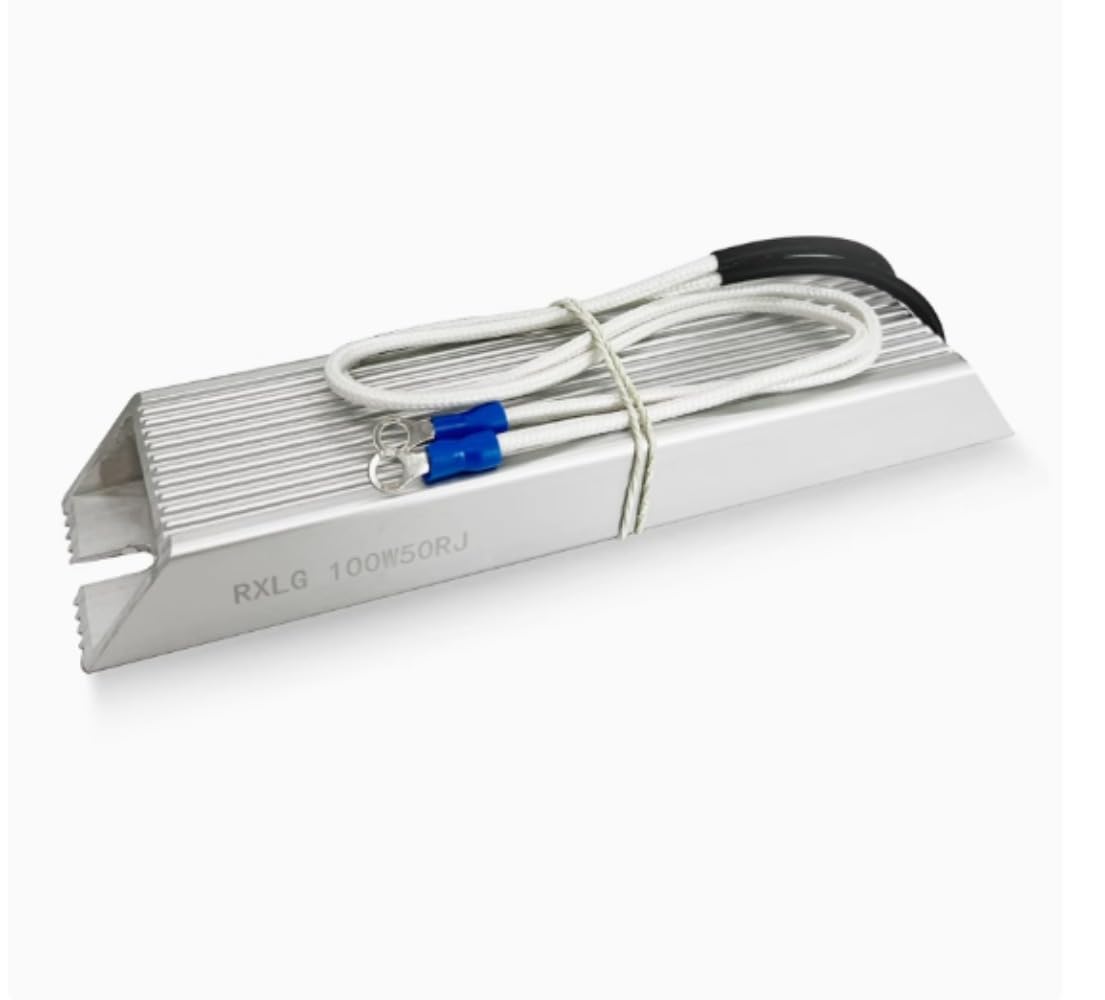 2PCS 0.75KW servo motor brake resistance, aluminum shell regenerative load resistance 100W 50 ohms 50R