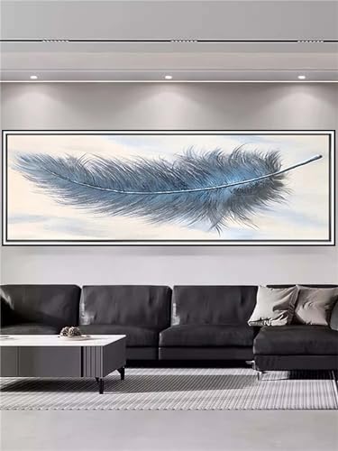 Broderie Diamant Strass Bleu pour créer une Décoration Murale Idéale dans votre Salon