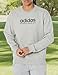 adidas Men's All SZN Fleece Graphic Sweatshirt, Medium Grey Heather, Small