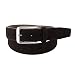 Suede Leather Belts for Men Brown Color 35mm 36
