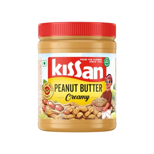 Image of Kissan Creamy Peanut Butter | High Protein | With Perfectly Roasted Peanuts | Naturally Gluten Free|| 920 g