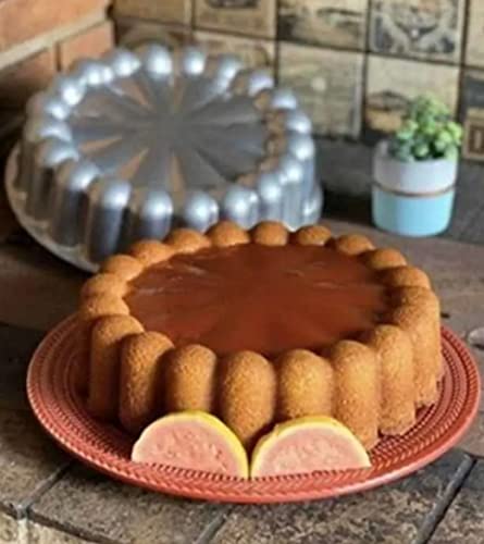 Kit 6 Peças Mini Forma Bolo Pudim Torta Suíça Decorada C12