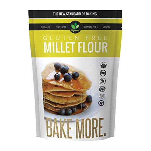 Big Green Organic Food- Organic Millet Flour, Gluten-Free, Kosher, Artisan Baking (1) #TOP8