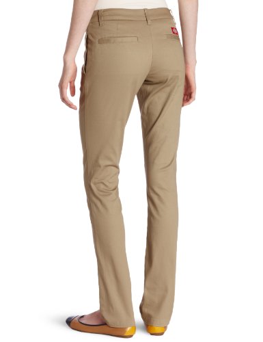 Dickies Girl Junior's Original 4 Pocket Skinny Leg Pant, Khaki, 3 #TOP1
