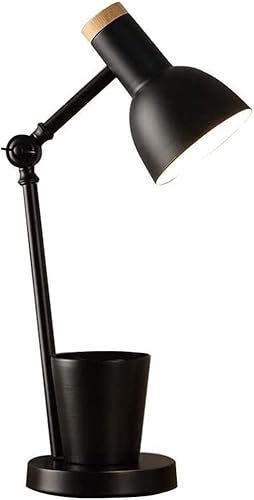 Lámparas de escritorio con cuello de cisne, lámpara LED de escritorio con 3 niveles de brillo, 5 W, portátil, protección de ahorro de energía, luz