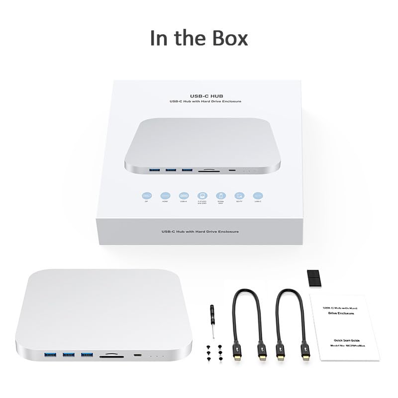 Amazon.com: Mac Mini Hub and Stand for NVME/NGFF M2.SSD and 2.5