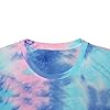 SUWATOIN Tie Dye T Shirt for Women Summer Crew Neck Short Sleeve Shirts Casual Loose Fit Tops #4