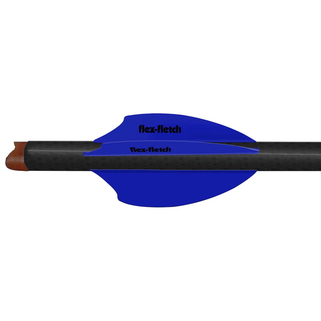 Flex Fletch Silent Knight 200 FLEX2 2", 100 pk. Blue