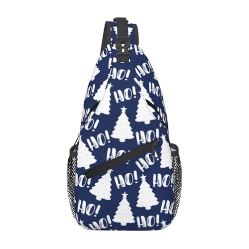 Christmas Tree Sling Bag for Women Men Christmas Crossbody Shoulder Bags for Women Chest Daypack Xmas Sling Bag