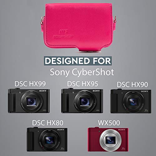 Funda de cuero para cámara MegaGear MG1210 Hot Pink miniatura 5