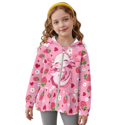 Sweat à capuche zippé filles pour ne plus avoir froid en automne