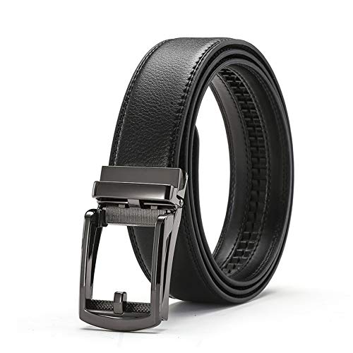 Andongnywell Mens Ratchet Belt Leather Dress Belt with Automatic Sliding Buckle Waist Cinch Waist band Waist Strap3