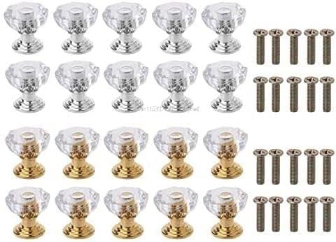 Boutons de porte en cristal pour sublimer les meubles de cuisine