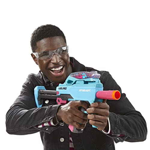 Nerf Pro Gelfire X MrBeast Blaster, 1600 Gelfire Rounds, 300 Round Hopper, Rechargeable Battery, Eyewear - Image 10