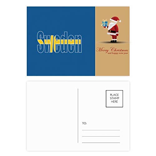 Cartes postales drapeau Suède lot de 20 papeterie pays nordique correspondance