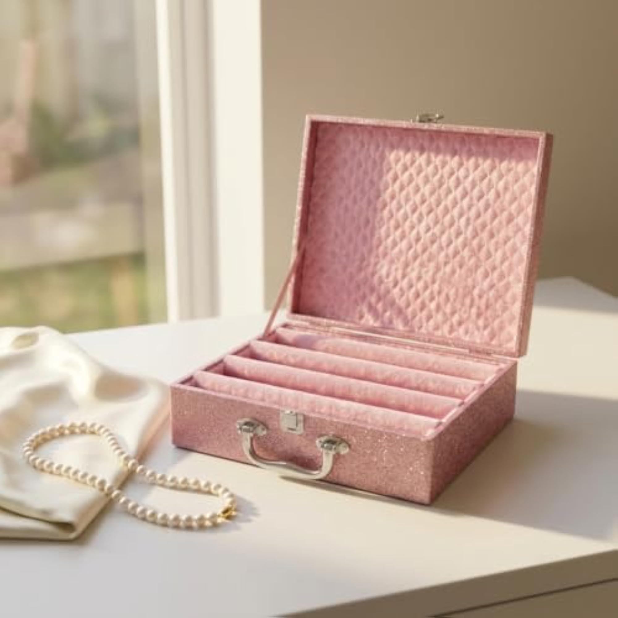 4 Rod Bridal Chudi Storage Box with Handle