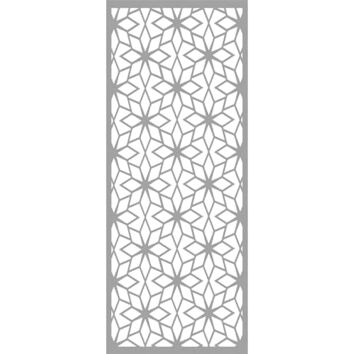 Image of 25 3 /8 inchW x 64 3 /8 inchH x 3 /8 inchT Lake Decorative Fretwork Wall Panels in Architectural Grade PVC