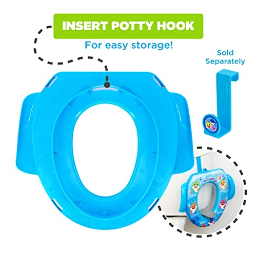 Pinkfong Baby Shark 2 Piece Essential Potty Training Set - Soft Cushion, Baby Potty Training, Safe, Easy To Clean, Step Stool #TOP7