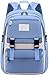 Produktbild Schulrucksack Schultaschen für Mädchen Teenager, Casual Canvas Schulrucksack Causal Rucksack Freizeitrucksack Daypacks Backpack für Mädchen Jungen Teenager Laptop Rucksack Outdoor Reisetasche Blau