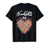 Konfetti im Herzen Karneval Designs