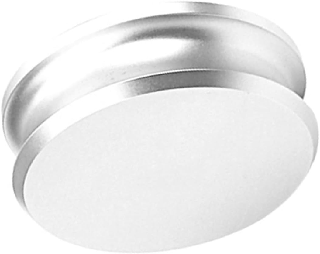 Vinyl Turntable Weight Clamp Stabilizer Disc Record Weight Reducer Metal Balance Tool for Vinyl Record Players, Silver Turntable Disc Stabilizer for Improved Sound and Vibration