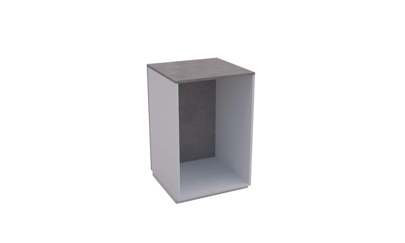 BANCO CASSA PROFESSIONALE BANCONE MODULARE PER PUNTI VENDITA NEGOZI DA 120/90/60 cm VARI COLORI E PERSONALIZZABILE (60X60 H 93 cm, BETON)