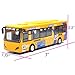 Ailejia City Bus Toy Die Cast Pull Back Public Transportation Vehicles Mini Bus Model Car Toys Lights and Music (Yellow)
