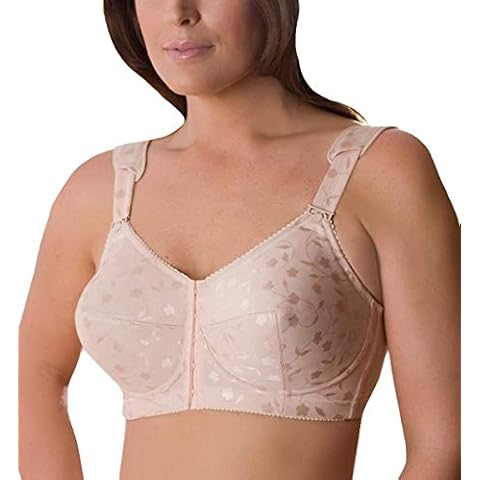 Elila Jacquard Front Hook Support Softcup #1515 Nude 38J Cover