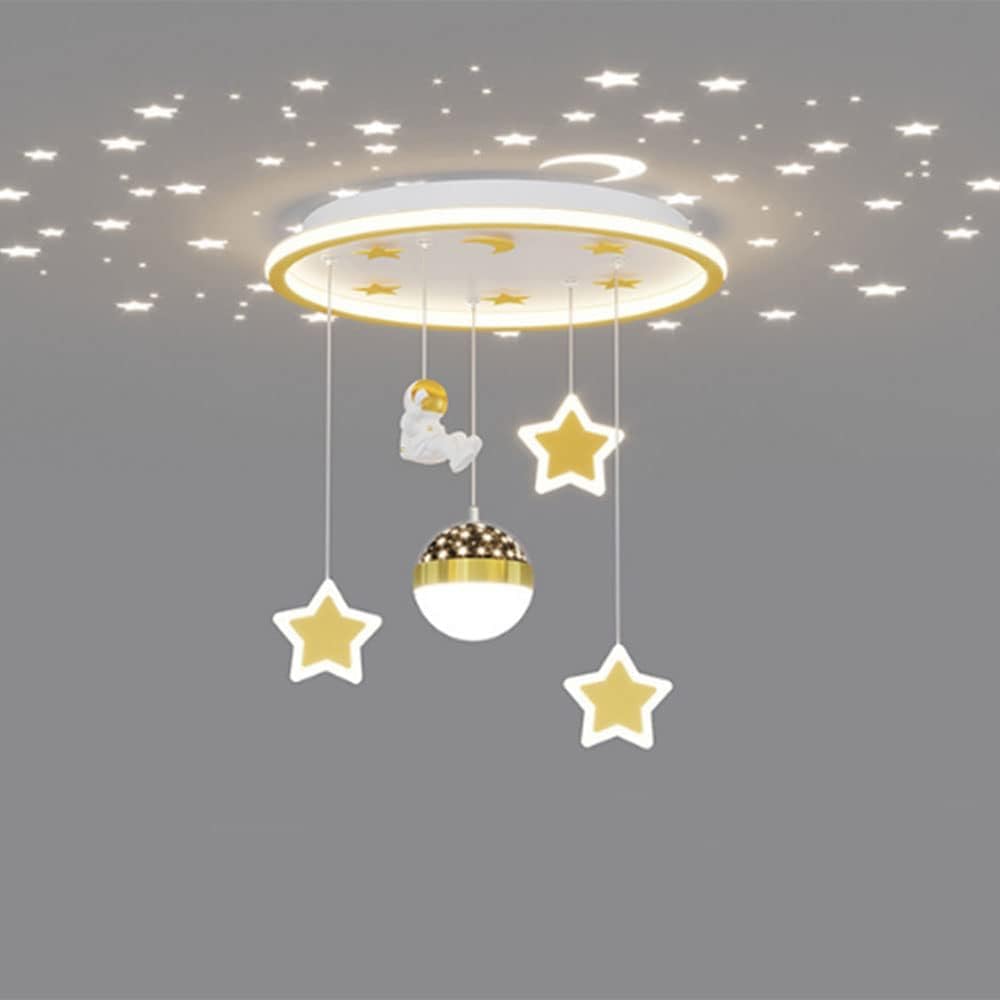Lampe suspendue acrylique star et lustre plafonnier cartoon