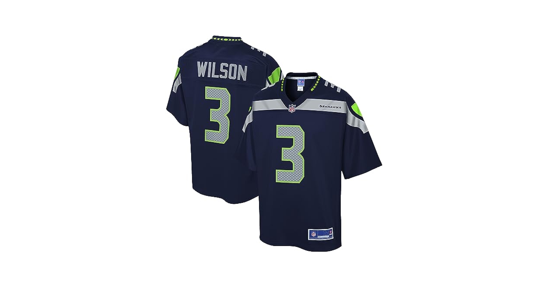 Amazon.com : NFL PRO LINE Men's Russell Wilson College Navy