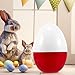 OHPHCALL Giant Openable Plastic Easter for Crafts and Raffle Games Fillable -Shaped Decoration for Easter Parties Home Decor and Celebrations