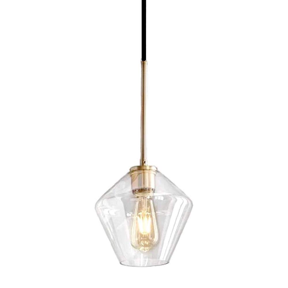 Lámpara de araña de cristal cono para iluminar techos altos y salones 8