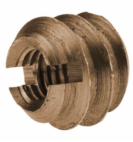 Reidl Einschraubmuttern M 3 x 10 mm DIN 7965 Messing blank 100 Stück