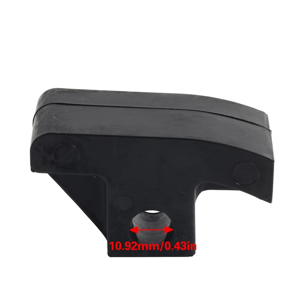 FSFYUK Guida scorrevole per catena nera 1 pezzo per XR650L 1993-2017, per XR250R 1996-2004 PU 50911-MN1-670