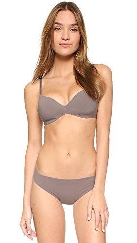 Calvin Klein Women's Perfectly Fit Lightly Lined Wire-Free Contour Bra, French Roast, 36B
