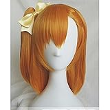QWIFCMJF Honoka Kosaka Cosplay Wig LoveLive! Love Live Costume Play Adult Wigs Halloween Hair + Wig Cap